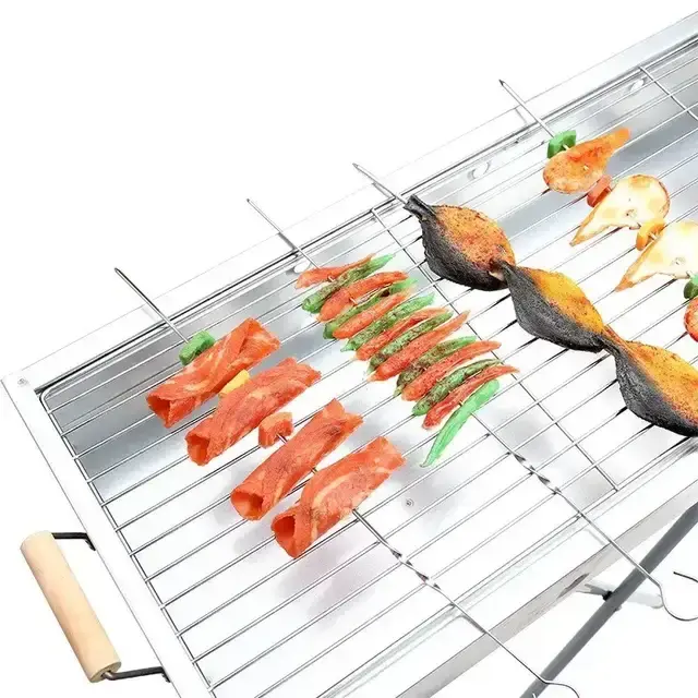 Переносний мангал BARBECUE TRAY 770T MD-008 809 (80*30*78см) - Зображення 5