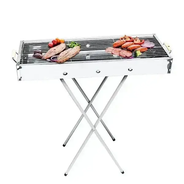 Переносний мангал BARBECUE TRAY 770T MD-008 809 (80*30*78см) - Зображення 2