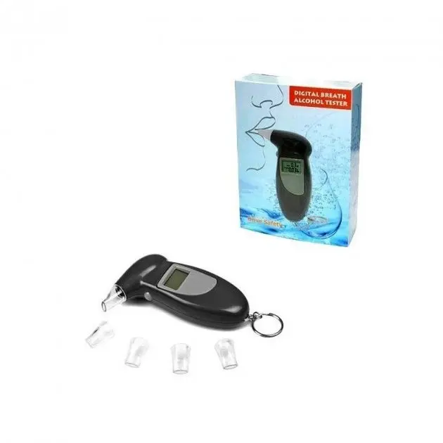 Персональний алкотестер Digital Breath Alcohol Tester із мундштуками - Зображення 5