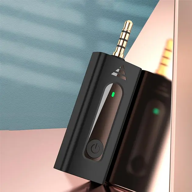 Подвійний бездротовий петличний мікрофон K35 (AUX 3.5mm) - Зображення 6