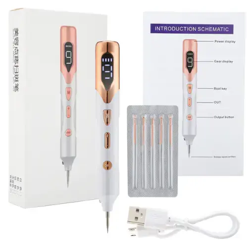 Плазмова ручка для видалення бородавок та папілом Plasma Pen Коагулятор плазмовий - Зображення 3