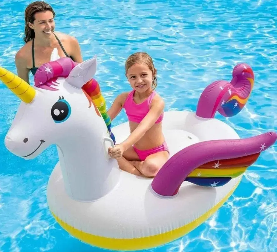 Пляжний надувний матрац «Єдиноріг» (280*130*120 см) - Зображення 4