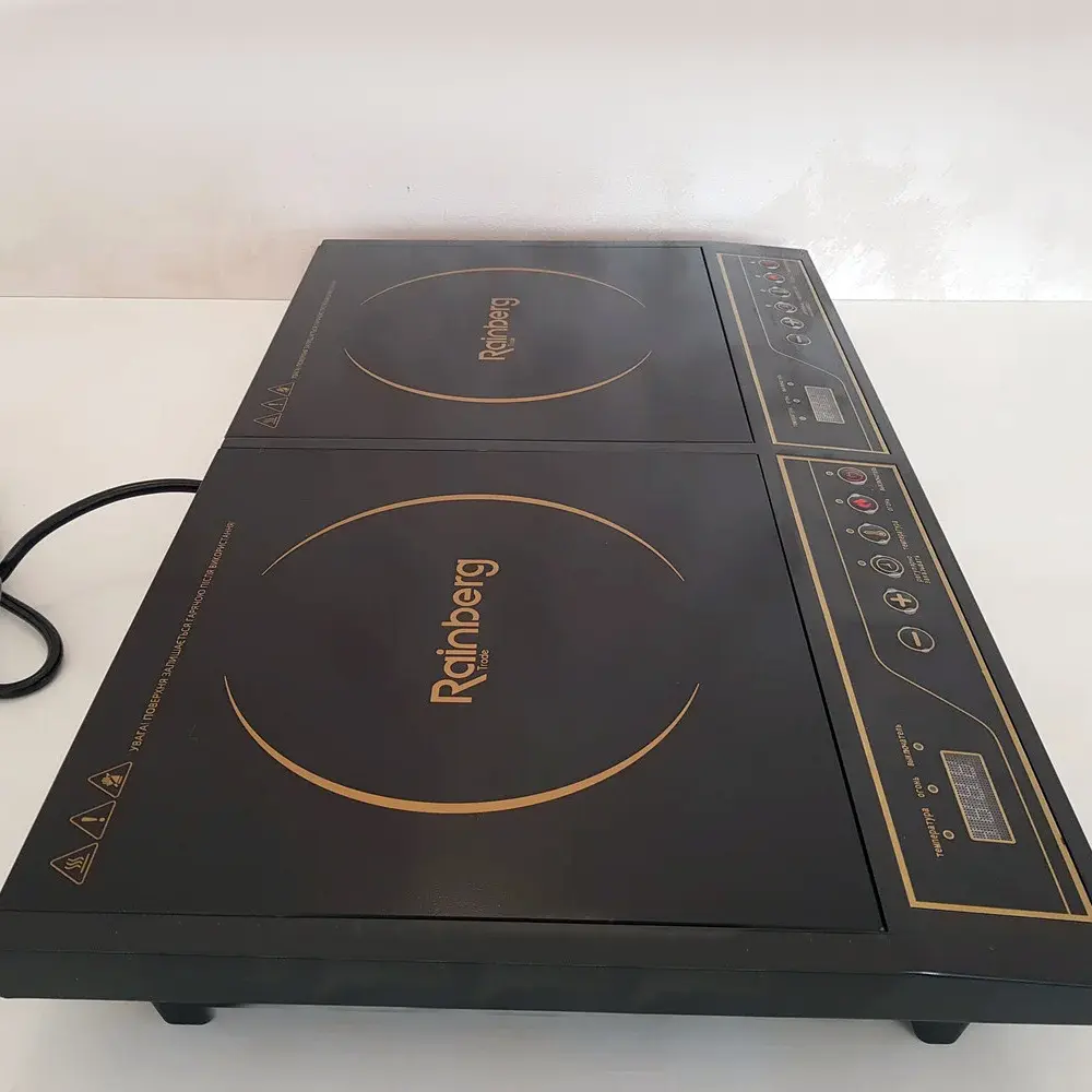 Плита індукційна на 2 конфорки Rainberg RB-817 - Зображення 2