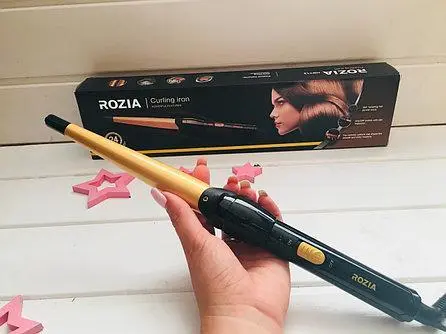 Плойка Конусна Rozia Hr-713 Плойка для локонів Rozia Конусна Плойка Керамічне Покриття - Зображення 4