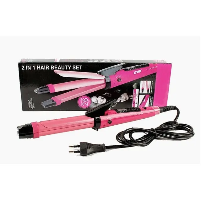 Плойка-праска для волосся Nova 2in 1 Beauty Set NHC-2009 Розпродаж - Зображення 4