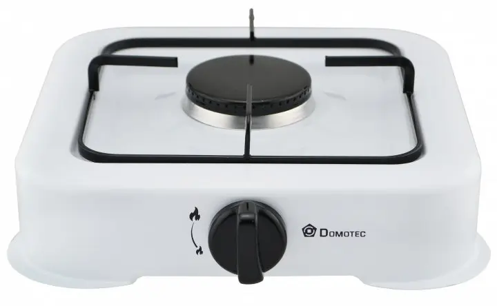 Плита газова настільна газова таганок Domotec MS 6601 біла - Зображення 5