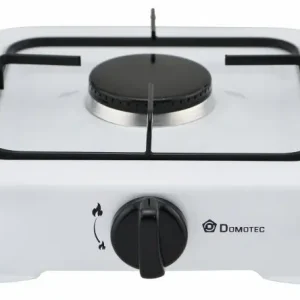 Плита газова настільна газова таганок Domotec MS 6601 біла