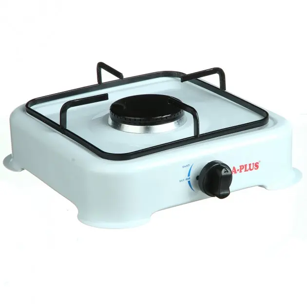 Плита газова настільна газова таганок Domotec MS 6601 біла - Зображення 4
