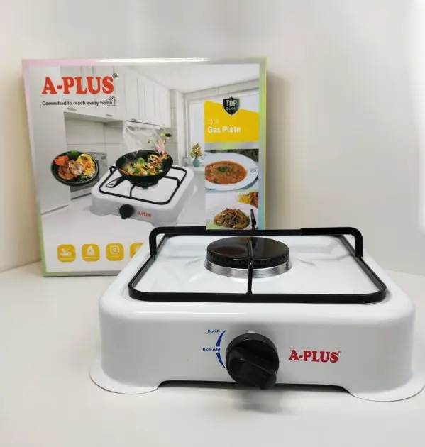 Плита газова настільна газова таганок Domotec MS 6601 біла - Зображення 3