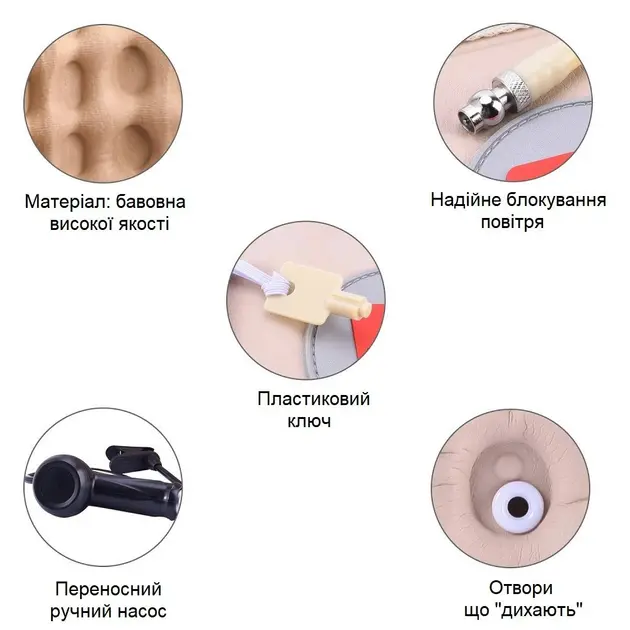 Пневматичний пояс-корсет для спини Spinal Air Traction Waist Belt Brace, поперековий - Зображення 5