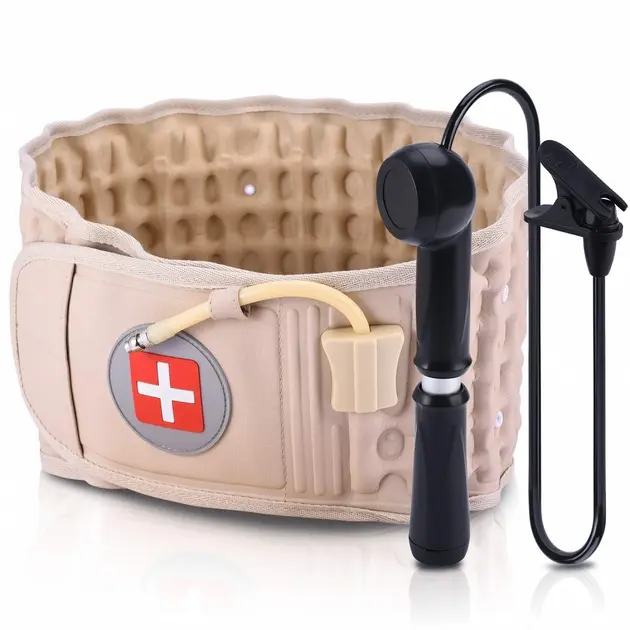 Пневматичний пояс-корсет для спини Spinal Air Traction Waist Belt Brace, поперековий