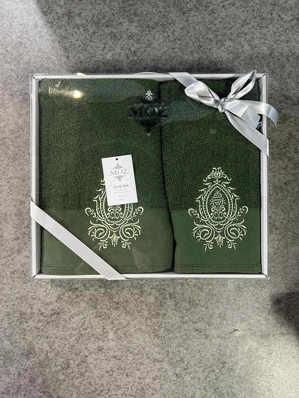 Набір махрових рушників для обличчя 90х50 см та тіла 140х70 см - Зображення 9