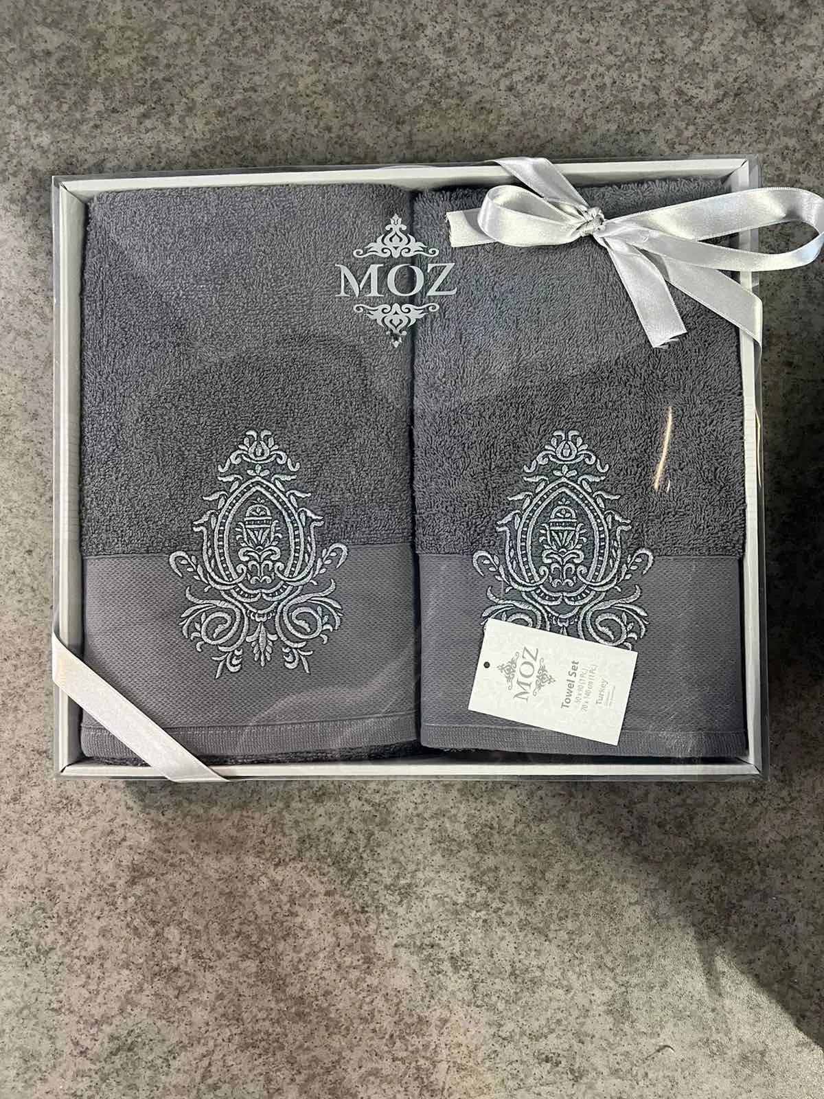 Набір махрових рушників для обличчя 90х50 см та тіла 140х70 см - Зображення 10