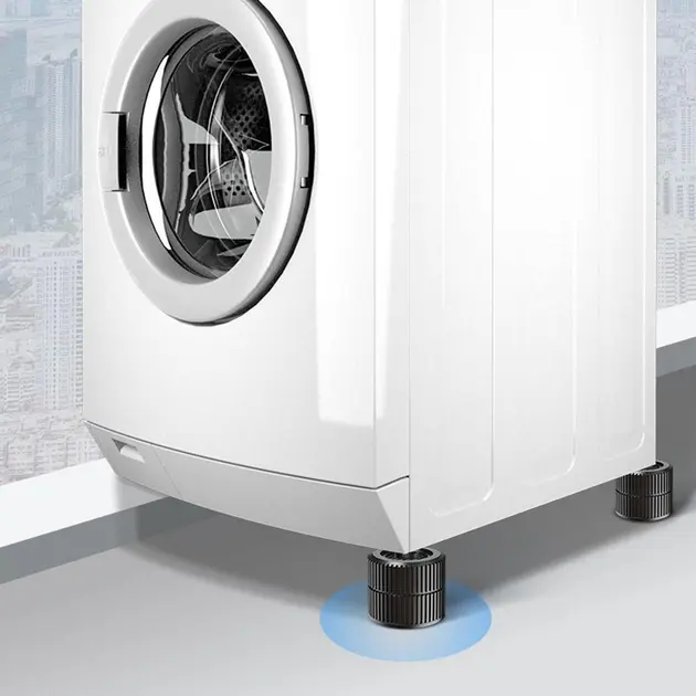 Підставки під пральну машину антивібраційні для холодильника та інших меблів 4 шт. 7,5 х3, 5х6 см - Зображення 3