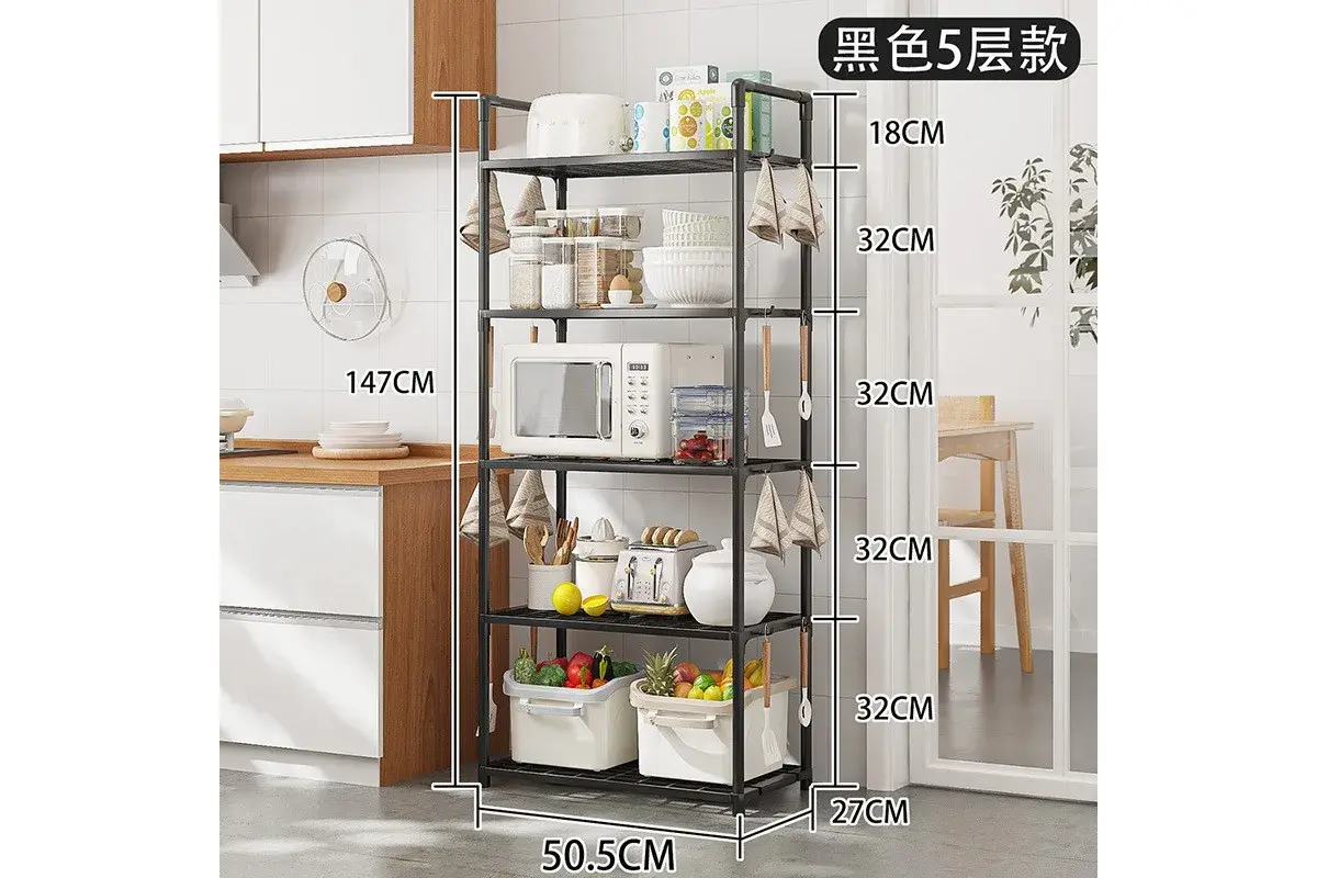 Полиця етажерка TVT-04 5 ярусів - Зображення 3