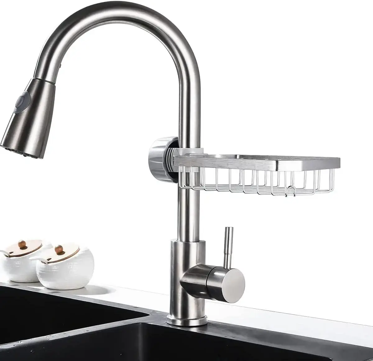 Полиця на душову штангу та змішувач з фіксатором - Зображення 3