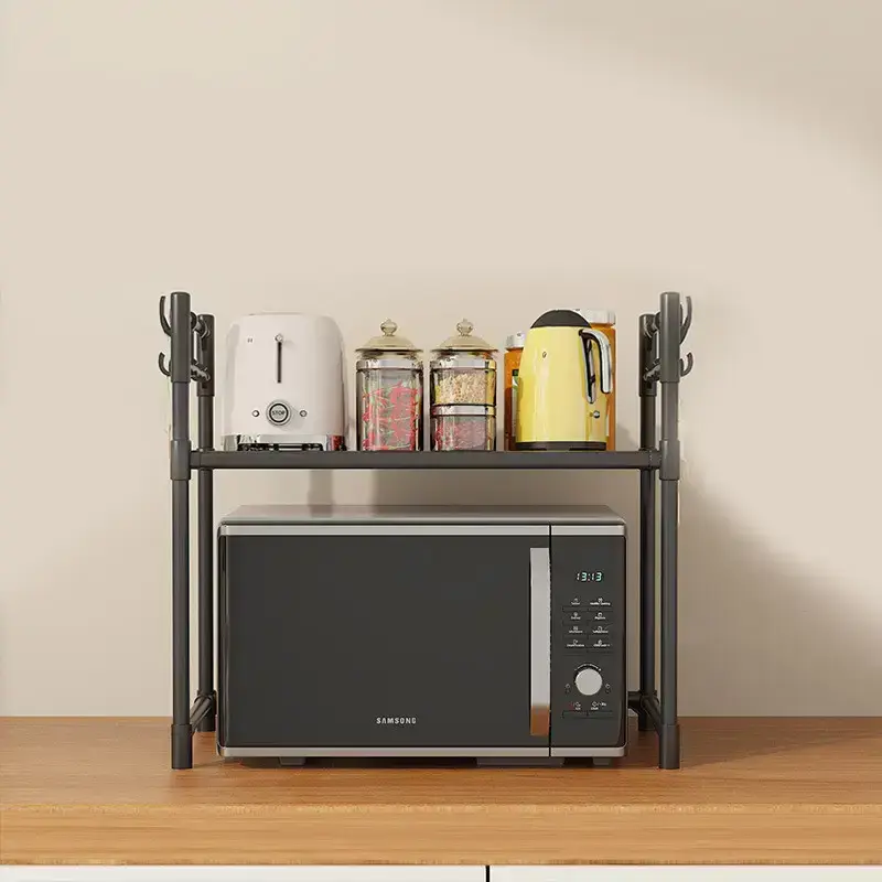Полиця-стелаж для мікрохвильової печі - Кухонний стелаж для мікрохвильової печі SKLM-22 - Зображення 3
