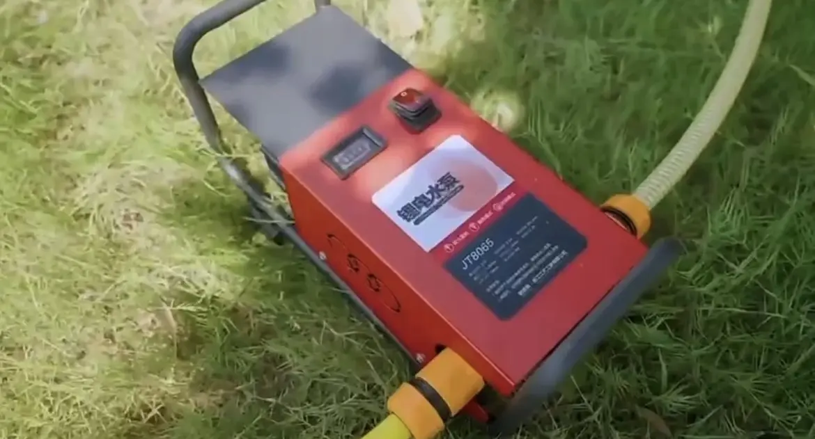 Помпа для води Pump-04 2 акб, 3м-водозабору, 5м-шланга + розпилювач - Зображення 2