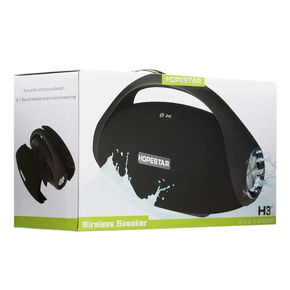 Портативна Bluethooth колонка Hopestar H31 Black - Зображення 4
