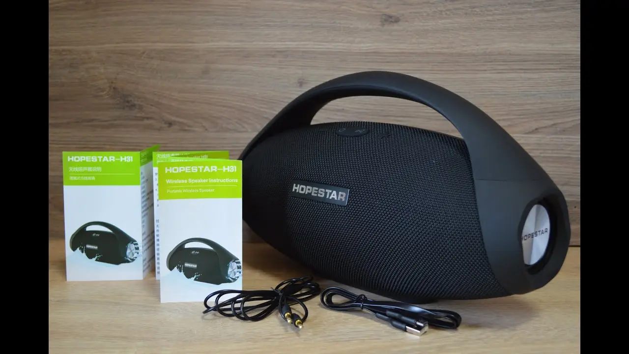 Портативна Bluethooth колонка Hopestar H31 Black - Зображення 6