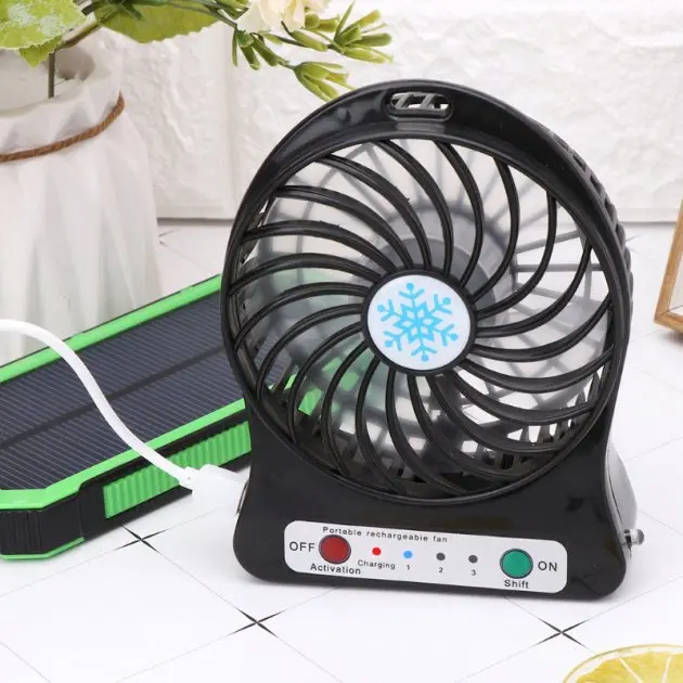 Міні вентилятор mini fan з акумулятором - Зображення 6