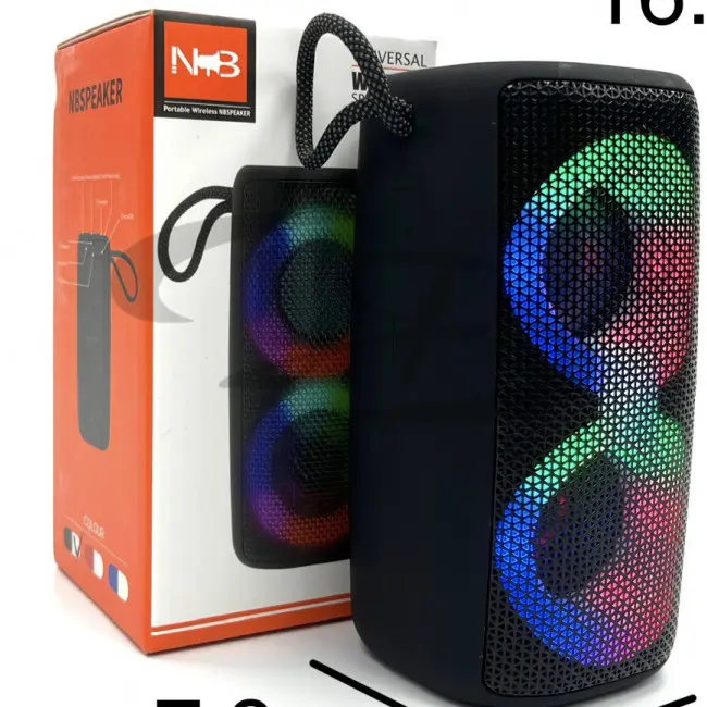 Портативна бездротова колонка Bluetooth NB-041 Компактна колонка з RGB - Зображення 2