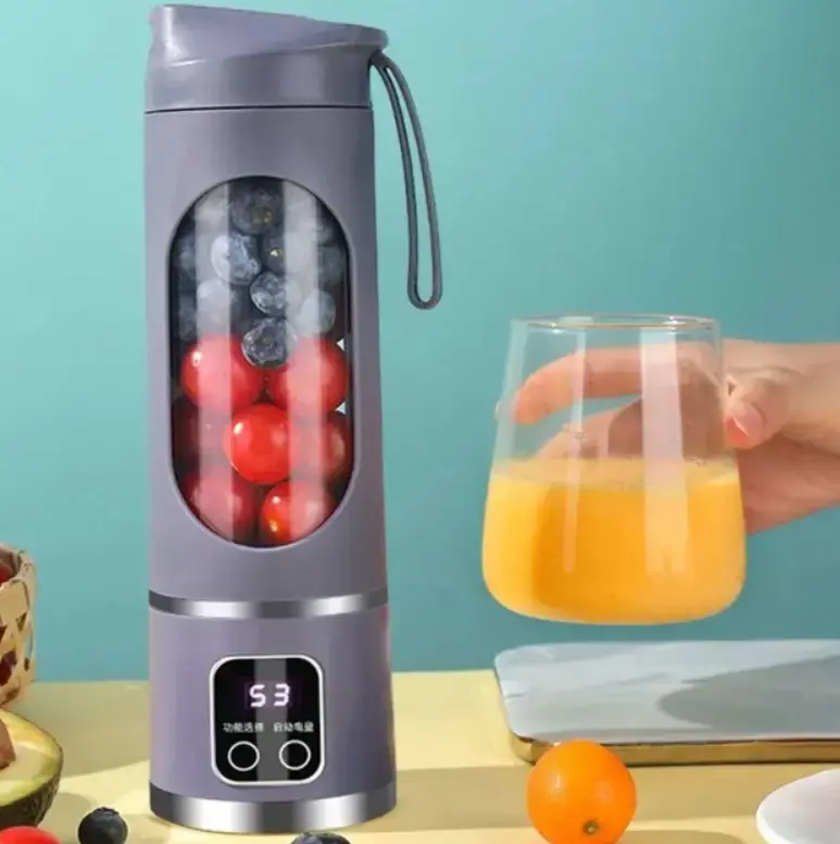 Портативний блендер-соковитискач AND у вигляді пляшки з USB зарядкою AND XL-1069 - Зображення 8