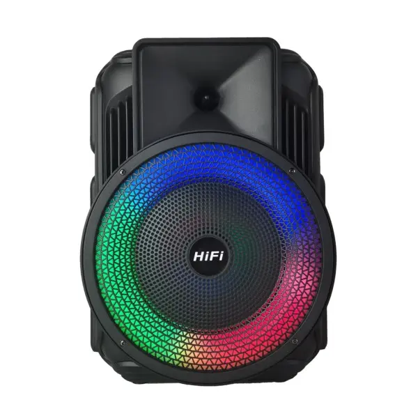 Колонка музична Портативна Bluetooth колонка зі світломузикою RX-8135W з LED-підсвічуваннямBluetooth RX-8135W - Зображення 4