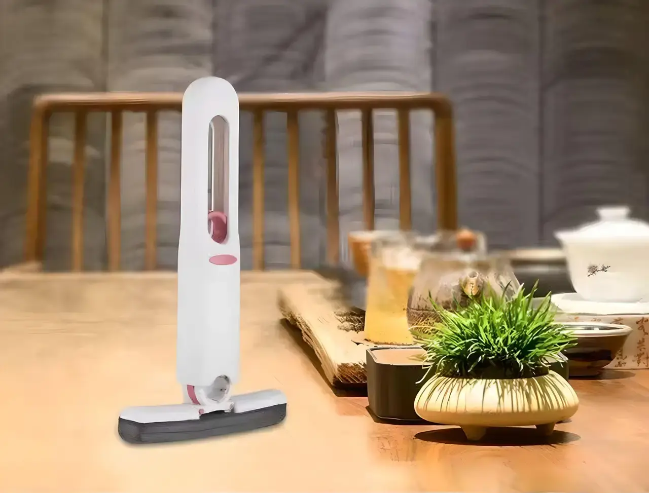 Портативне диво міні швабра MINI MOP з автовіджимом, легка, для прибирання будинку, авто - Зображення 4