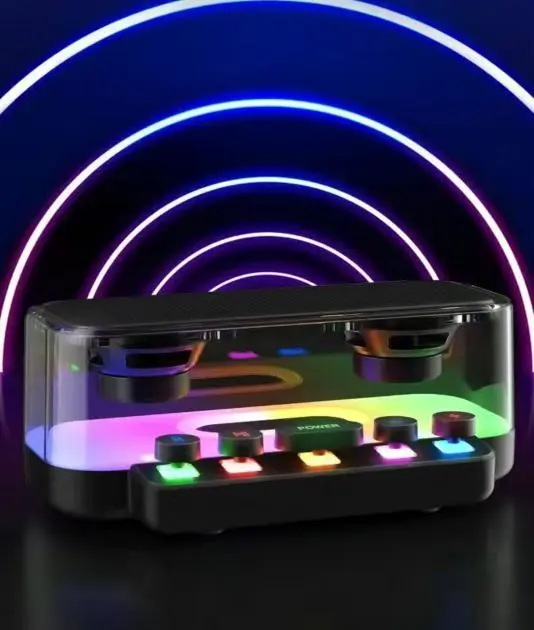 Портативна колонка Bluetooth з підсвічуванням RGB Bluetooth 5.0, Type-C. - Зображення 5
