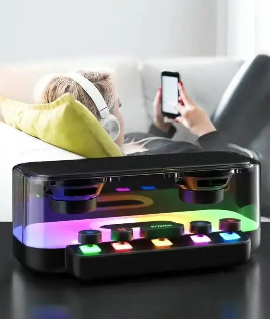 Портативна колонка Bluetooth з підсвічуванням RGB Bluetooth 5.0, Type-C. - Зображення 4