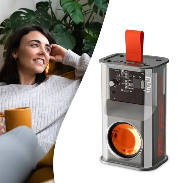 Портативна колонка SPS A036 з прозорим корпусом та RGB підсвічуванням - Зображення 7