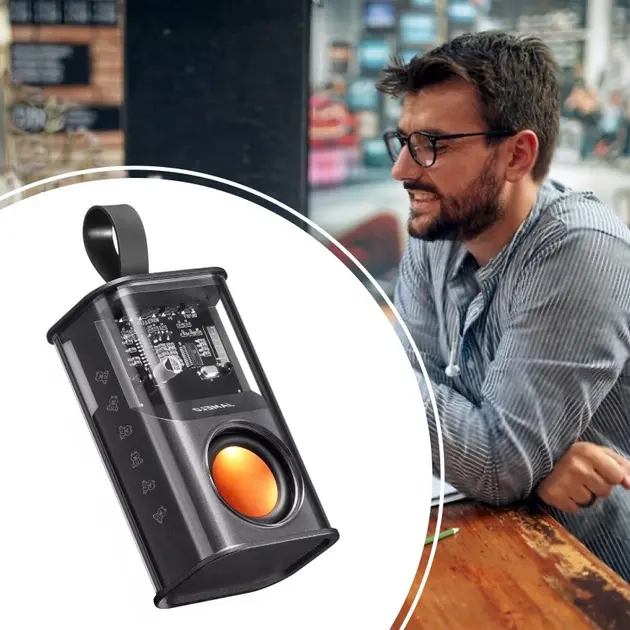 Портативна колонка SPS A036 з прозорим корпусом та RGB підсвічуванням - Зображення 5