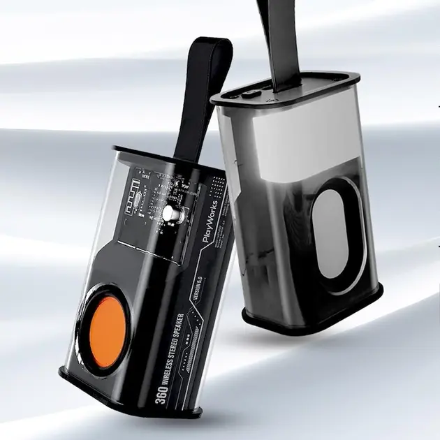 Портативна колонка SPS A036 з прозорим корпусом та RGB підсвічуванням - Зображення 3