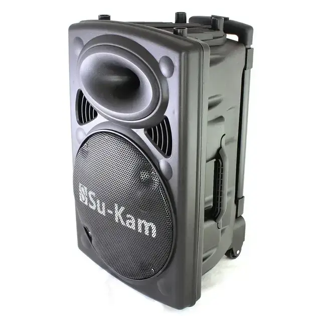 Портативна колонка Su-Kam BT 100D + 1 бездротовий мікрофон (12v/220v) - Зображення 2