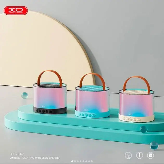 Портативна колонка XO F47 Aurora Atmosphere Light - Зображення 5