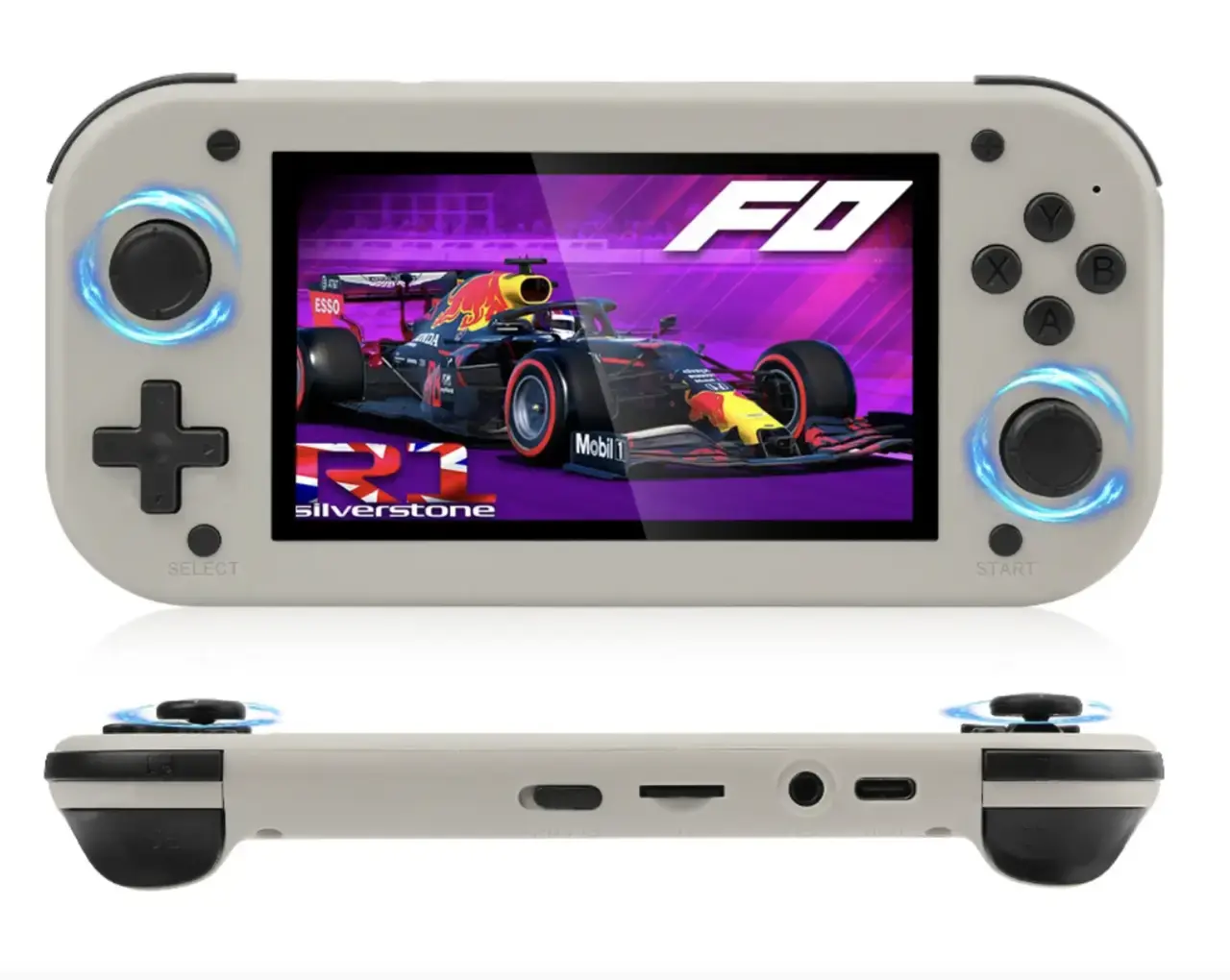 Портативна ретро консоль SJGAM BOYHOM M17 4,3-дюймовий IPS-екран, PSP, PS1, NES, 128 Гб - Зображення 3