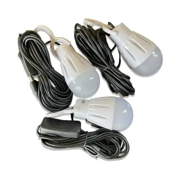 Портативна сонячна автономна система Solar Light DT-9026 (ліхтар, радіо, павербанк, 3 лампочки) - Зображення 3