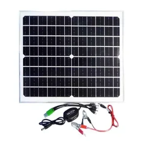 Портативна сонячна панель CL 1825 20W, з виходом USB, 5/9/18 V, 1.33-3.7 A