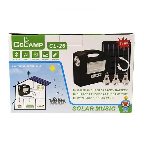 Портативна сонячна система CL-26 - Зображення 5