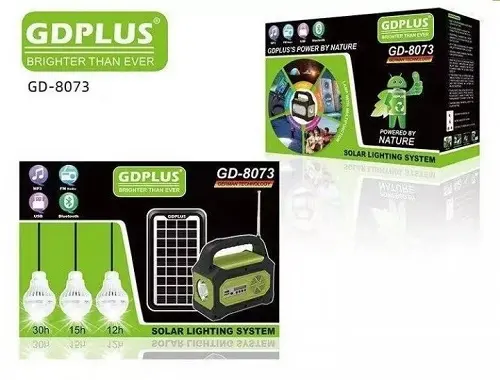 Портативна сонячна система GD-8073 - Зображення 4