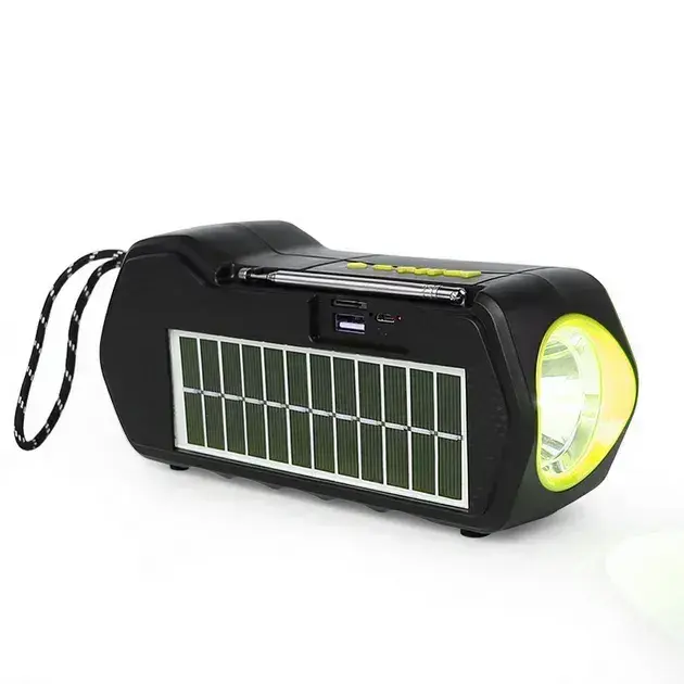 Портативна універсальна сонячна система (ліхтар,радіо FM, Bluetooth, павербанк) - Зображення 4