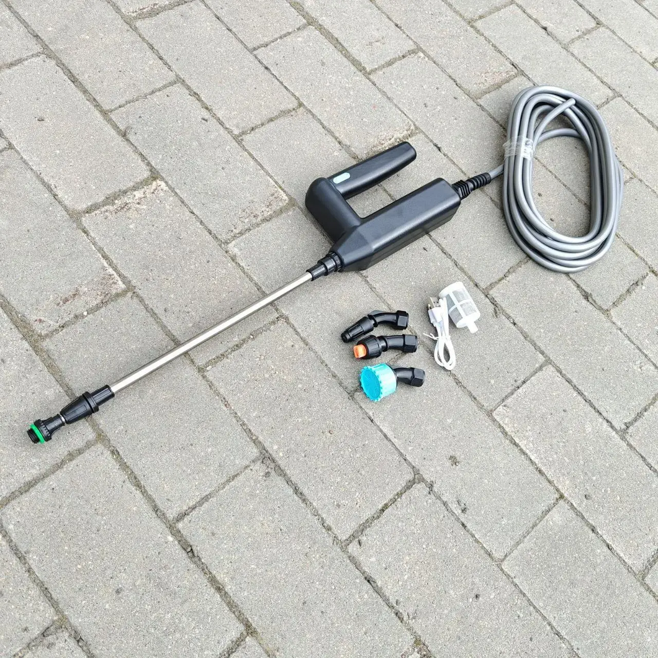 Портативний акумуляторний обприскувач для рослин / садовий обприскувач зі шлангом AND LY-1014 - Зображення 4