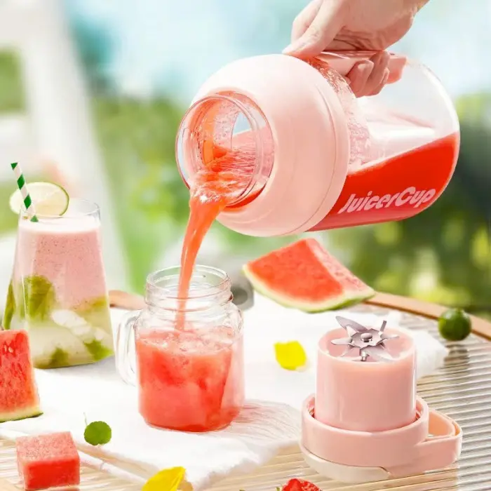 Портативний блендер соковитискач AND362 1.5 літра із зарядкою від USB - Зображення 5