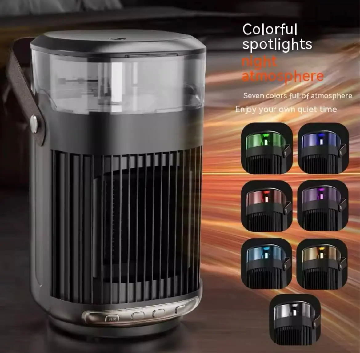 Портативний обігрівач з зволожувачем повітря Healting Humidifier - Зображення 4