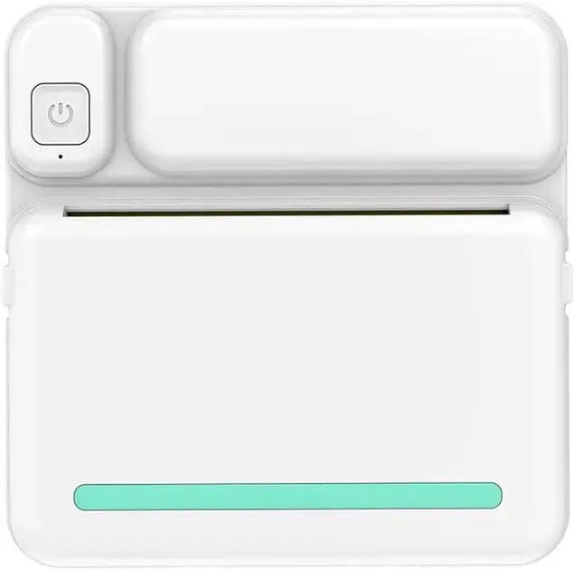 Портативний термопринтер з Bluetooth + рулон термопаперу, C19 / Міні принтер для друку