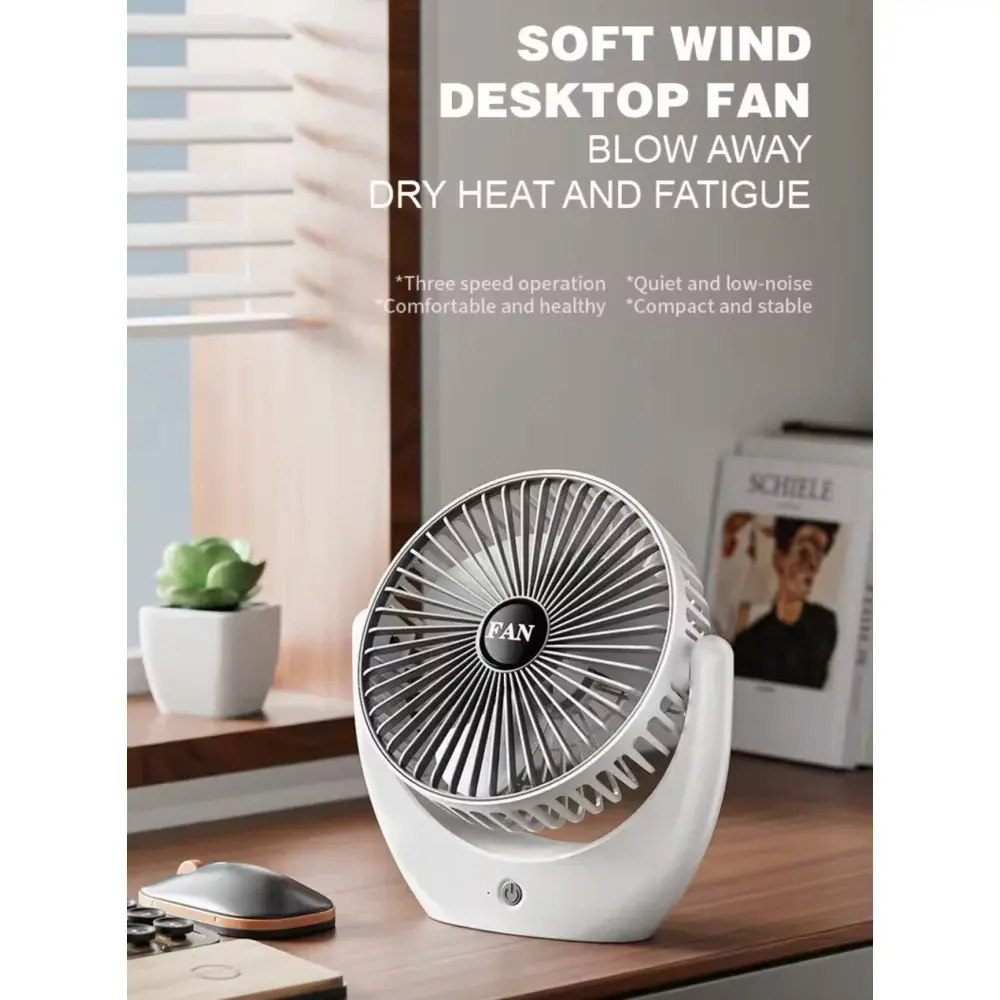Портативний вентилятор настільний міні ручний Portable Fan AND LY-853 - Зображення 5