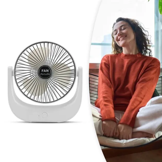 Портативний вентилятор настільний міні ручний Portable Fan AND LY-853 - Зображення 2