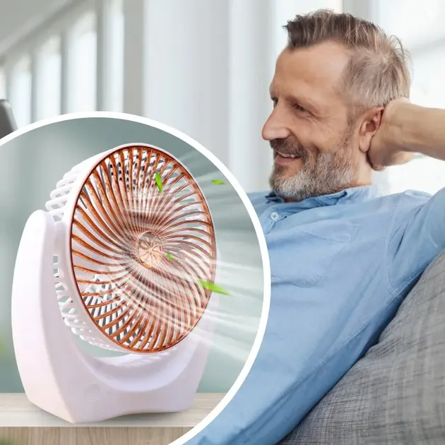 Портативний вентилятор настільний міні ручний Portable Fan AND LY-853 - Зображення 3