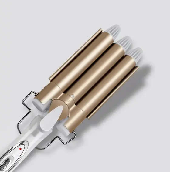 Потрійна плойка для волосся Kemei 1010 - Зображення 2